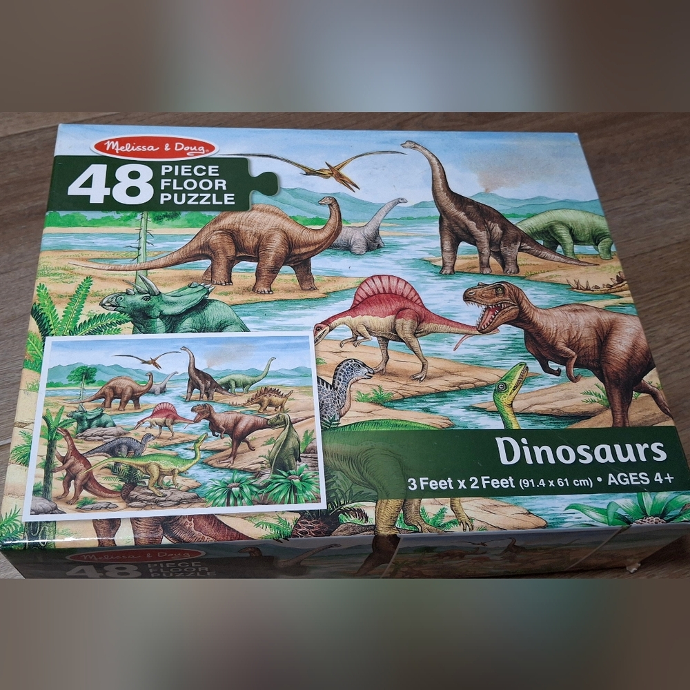 48 piece floor Dinosaurs puzzle.
